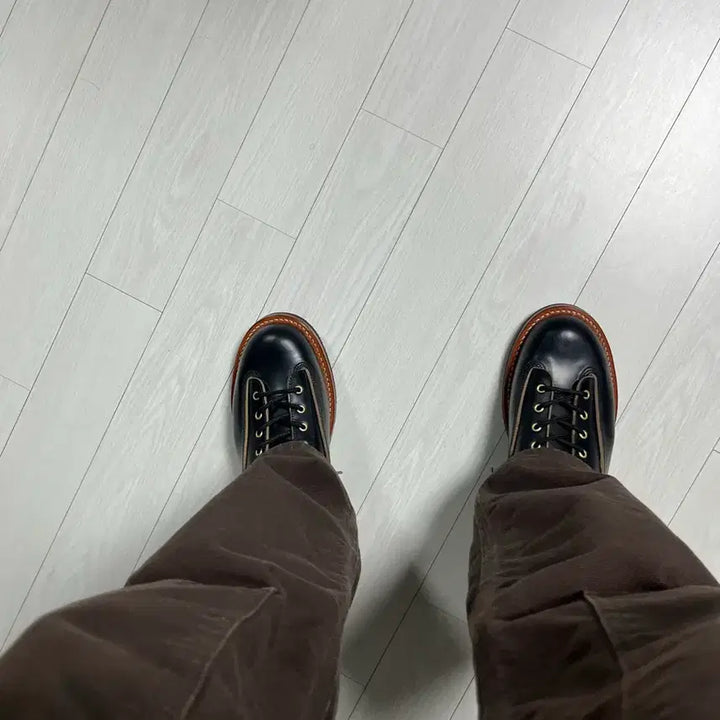 [BUNJANG] Corilla Boots 1019R Combination Boots - Custom Red Wing Lineman Smoke Jumper / 코릴라부츠 1019r 콤비네이션 부츠 커스텀 레드윙 라인맨 스모크점퍼