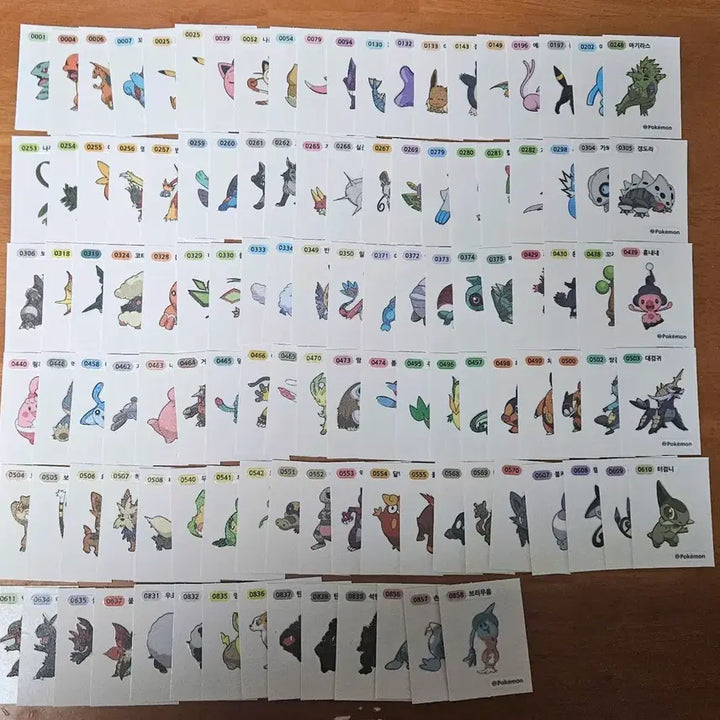[BUNJANG] 2023 New Season 1 Pokemon Stickers / 2023 뉴시즌1포켓몬 띠부씰