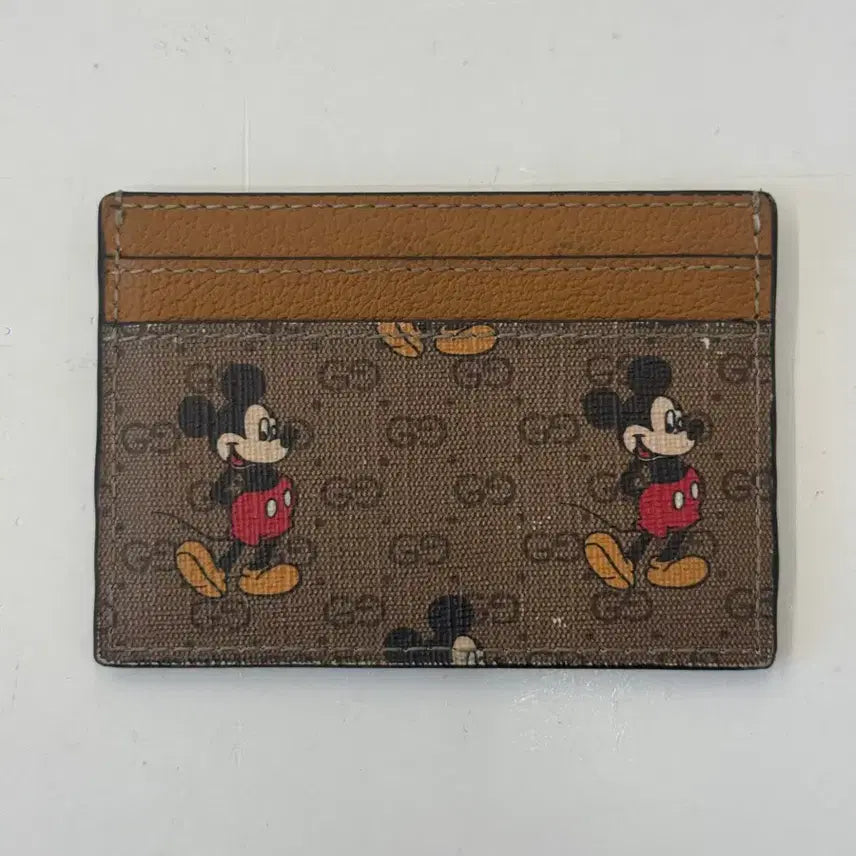 [BUNJANG] Gucci Mickey Mouse Card Holder / 구찌 미키마우스 카드지갑