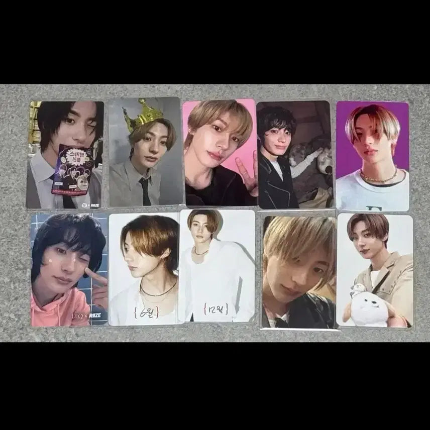 [BUNJANG] RIIZE Anton Bundle Set Photocard / 라이즈 앤톤 포카 일괄