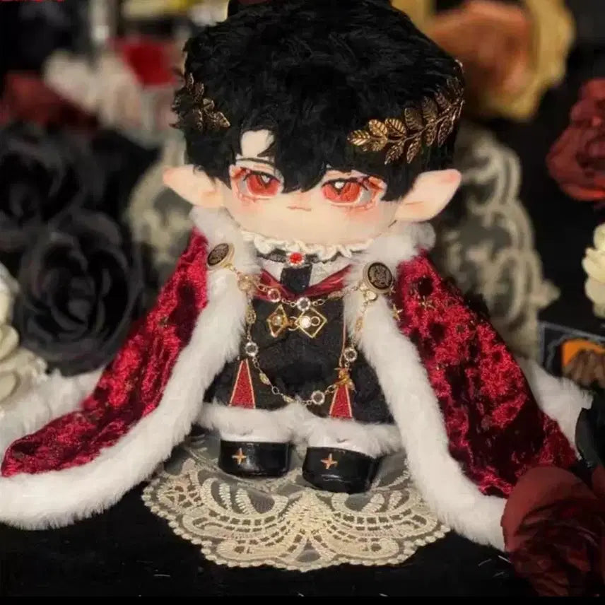 [BUNJANG] 20cm Gothic Style Doll Clothes Red Version / [현물/바로발송] 왕자옷 고딕풍 솜깅옷 솜인형옷 인형옷 누이옷 20cm