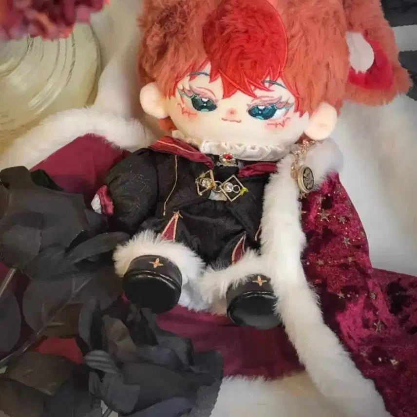 [BUNJANG] 20cm Gothic Style Doll Clothes Red Version / [현물/바로발송] 왕자옷 고딕풍 솜깅옷 솜인형옷 인형옷 누이옷 20cm