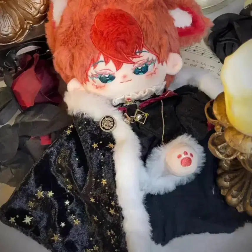 [BUNJANG] 20cm Doll Gothic Style Clothing - Black Version / [현물/바로발송] 왕자옷 고딕풍 솜깅옷 솜인형옷 인형옷 누이옷 20cm