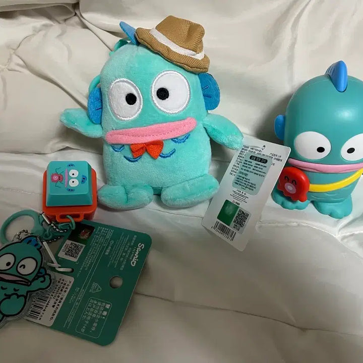 [BUNJANG] Hangyodon Doll, Clicker, Keychain 3-Set / 한교동 인형 클릭커 가챠 3종 세트