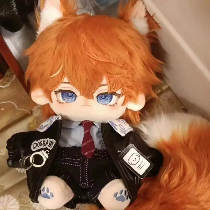 [BUNJANG] 20cm Plush Clothing Set: Jacket, Shirt, Tie, and Shoes / [현물/바로발송] 자켓 셔츠 넥타이 솜깅옷 솜인형옷 인형옷 누이옷20cm