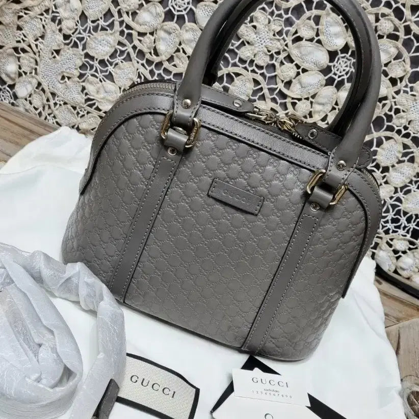 [BUNJANG] Gucci Micro Guccissima Two-Way Mini Dome Bag / 구GUCCI 마이크로시마 투웨이미니돔