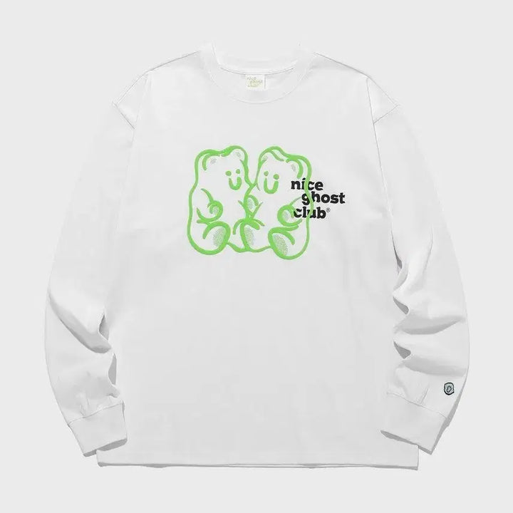 [BUNJANG] Nice Ghost Club Long Sleeve T-Shirt / 나이스고스트클럽 긴팔티셔츠