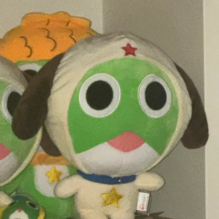 [BUNJANG] Keroro Frog Plush Toy - Dog Cosplay / 개구리 중사 케로로 인형 강아지 코스프레