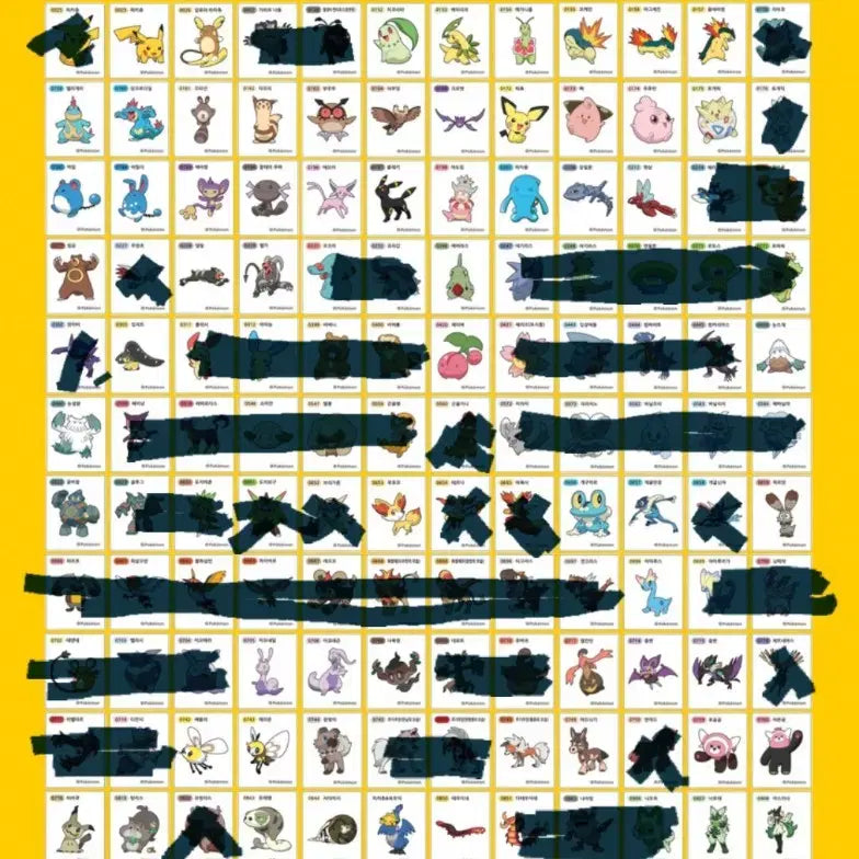 [BUNJANG] Pokemon 2024 New Season 3 Sticker Set / 포켓몬2024 뉴시즌3 띠부씰