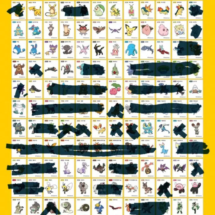 [BUNJANG] Pokemon 2024 New Season 3 Sticker Set / 포켓몬2024 뉴시즌3 띠부씰