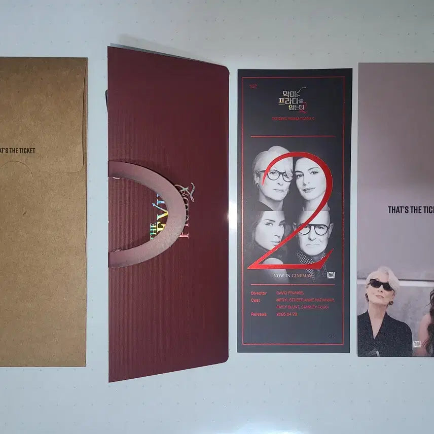 [BUNJANG] CGV TTT The Devil Wears Prada 2 Special Ticket / CGV TTT - 악마는 프라다를 입는다 2