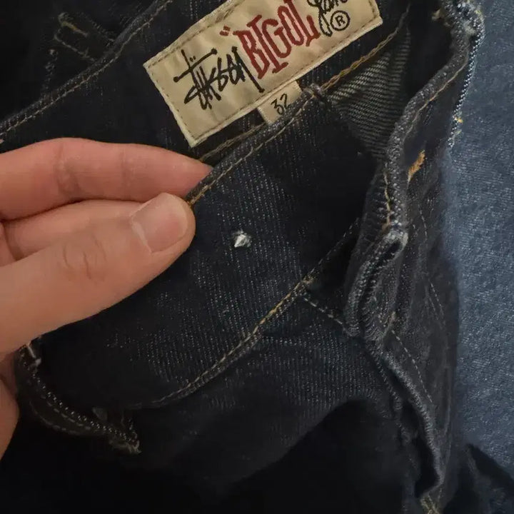 [BUNJANG] Stussy Denim Big Ol Jeans Rinsed Indigo 32 / 스투시 데님 빅 올 진 린스드 인디고 32