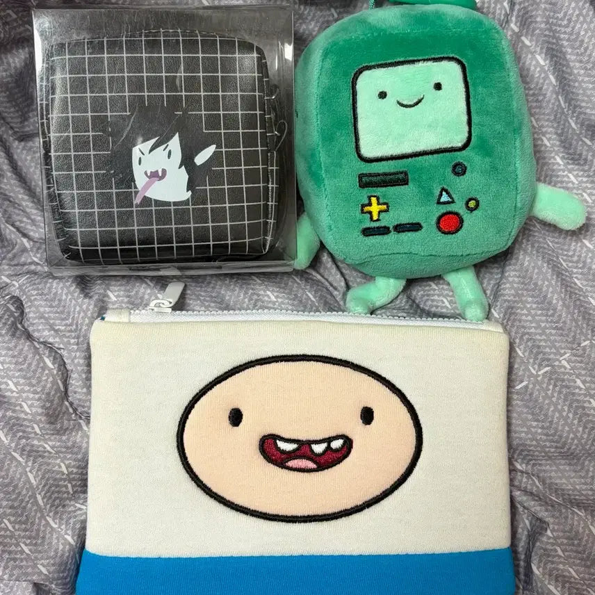 [BUNJANG] Adventure Time Marceline BMO Finn Pouch Bundle Set / 핀과제이크 어드벤쳐타임 굿즈 일괄