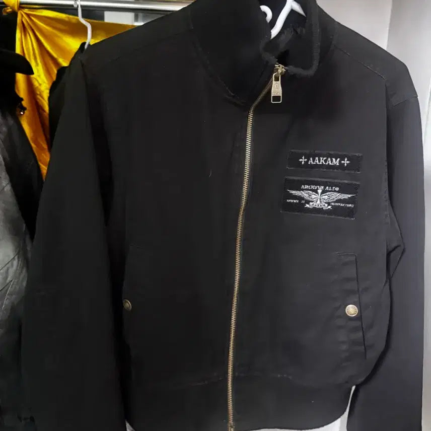 [BUNJANG] AAKAM Black Logo Patch Jacket / AAKAM 자켓