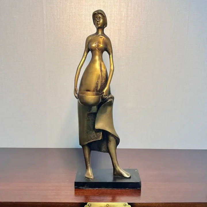 [BUNJANG] Oh Byung Geun Bronze Woman Sculpture / 오병근 작가) 동브론즈 여인 조각상