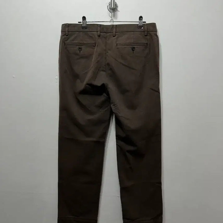 [BUNJANG] Henry Cotton Straight Fit Brown Cotton Slacks - Size 32 / 헨리코튼  슬랙스 일자 32 브라운 면바지 남성용