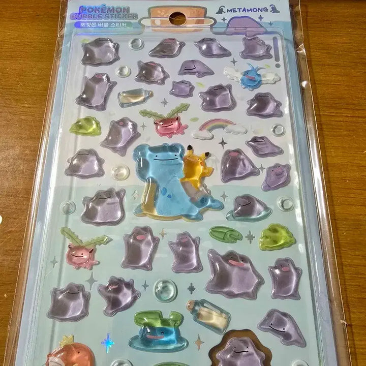 [BUNJANG] Ditto Bubble Sticker Limited Edition (Jamsil Pop-up) Sealed / 메타몽 버블 스티커 잠실 팝업 미개봉 새상품