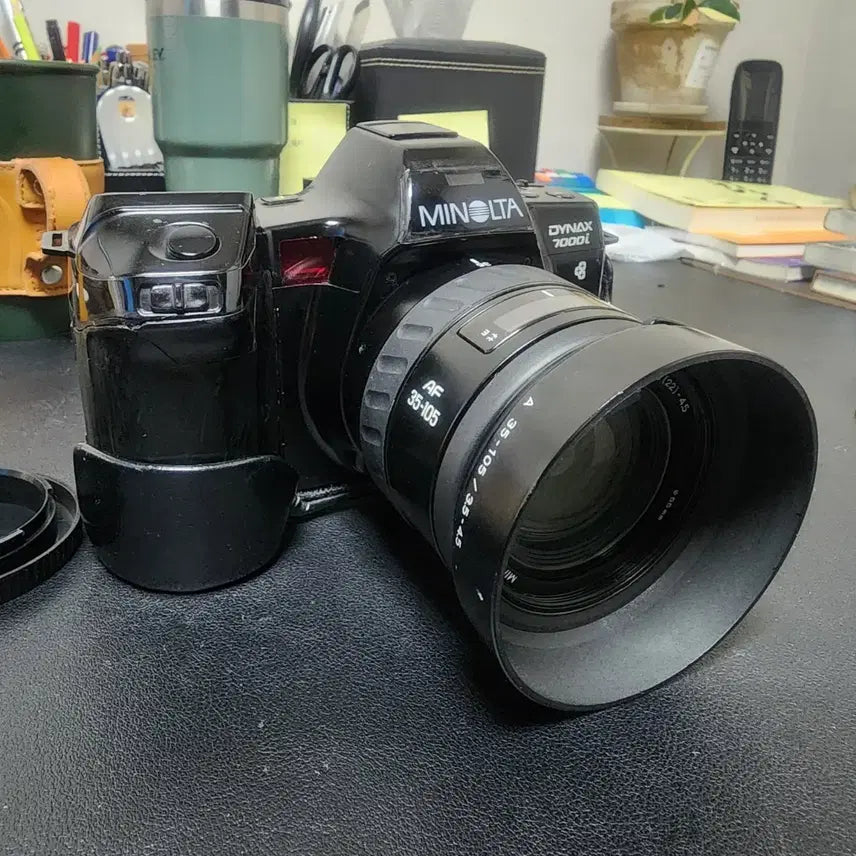 [BUNJANG] Minolta Dynax 7000i Film Camera Set with 35-105mm Lens / 미놀타 Dynax 7000i 카메라 세트