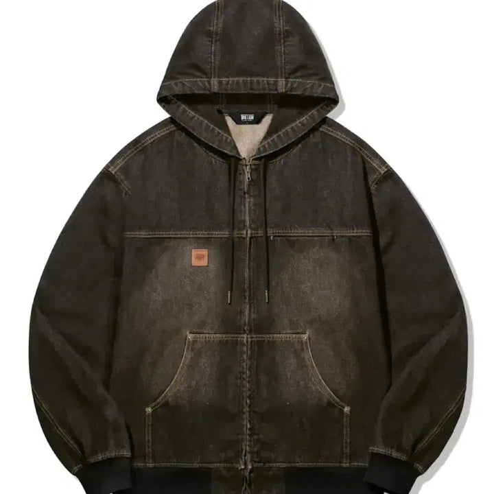 [BUNJANG] Trillion Vintage Denim Work Hooded Zip-Up Jacket / 트릴리온 빈티지 데님 워크 후드집업 나이키아디다스슈프림스투시칼하트