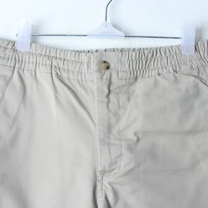 [BUNJANG] Polo Ralph Lauren Chino Shorts - Beige / (XS-S) 폴로 랄프로렌 반바지 팬츠 밴딩 베이지 포니-2637
