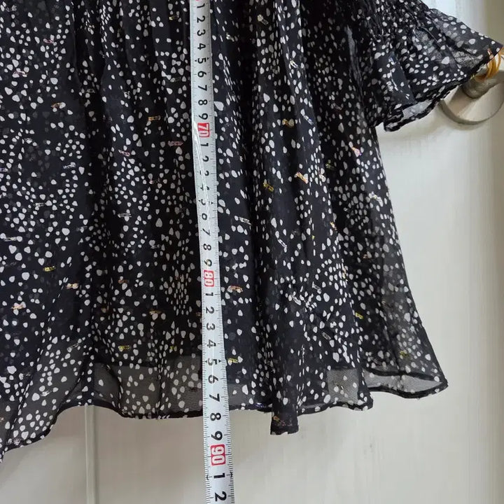 [BUNJANG] Maje Floral Print Black Chiffon Midi Dress / 마쥬 잔꽃무늬 블랙 쉬폰 원피스