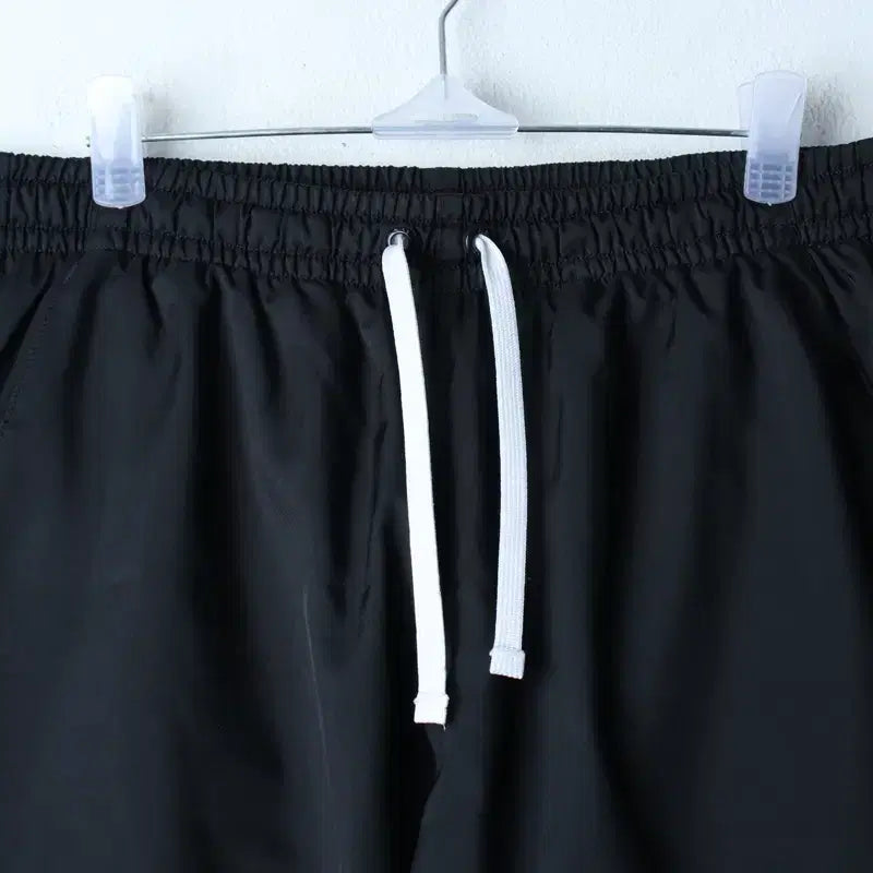 [BUNJANG] Nike Black Old School Functional Banding Shorts Pants / (M-L) 나이키 반바지 팬츠 기능성 밴딩 블랙 올드스쿨-263D