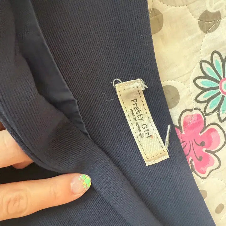 [BUNJANG] H-Line Skirt (Button Skirt) / H라인 스커트 그레이/네이비 (분또스커트)
