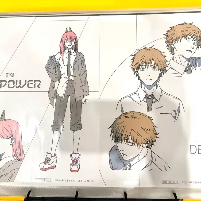 [BUNJANG] Chainsaw Man Original Art A4 Poster (Denji/Power) / 체인소맨 A4 원화 포스터 (덴지/파워)