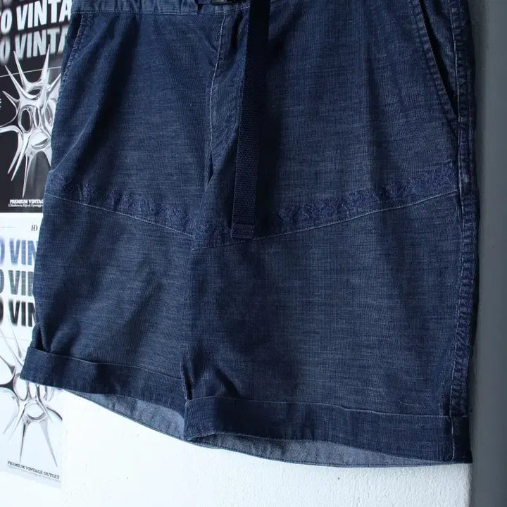[BUNJANG] The North Face Bel-Ted Indigo Pants (XL-2XL) / (XL-2XL) 노스페이스 반바지 팬츠 인디고 벨티드 일본판-2647
