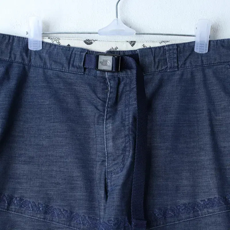 [BUNJANG] The North Face Bel-Ted Indigo Pants (XL-2XL) / (XL-2XL) 노스페이스 반바지 팬츠 인디고 벨티드 일본판-2647