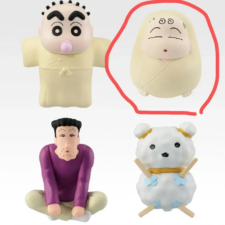 [BUNJANG] Crayon Shin-chan Shin-chan Arino Mini Figure / 짱구 E상 미니 피규어 짱아
