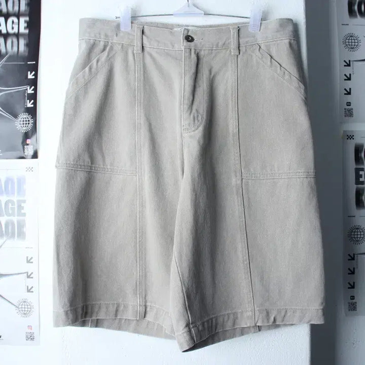 [BUNJANG] Bislow Bermuda Carpenter Shorts / (M-L) 비슬로우 반바지 팬츠 버뮤다 카펜더 아메카지-264B