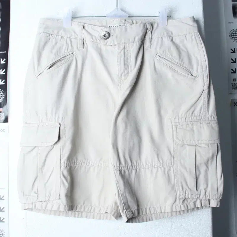 [BUNJANG] Tommy Hilfiger Cargo Shorts Beige (L-XL) / (L-XL) 타미힐피거 반바지 팬츠 카고 베이지 아메카지-264C