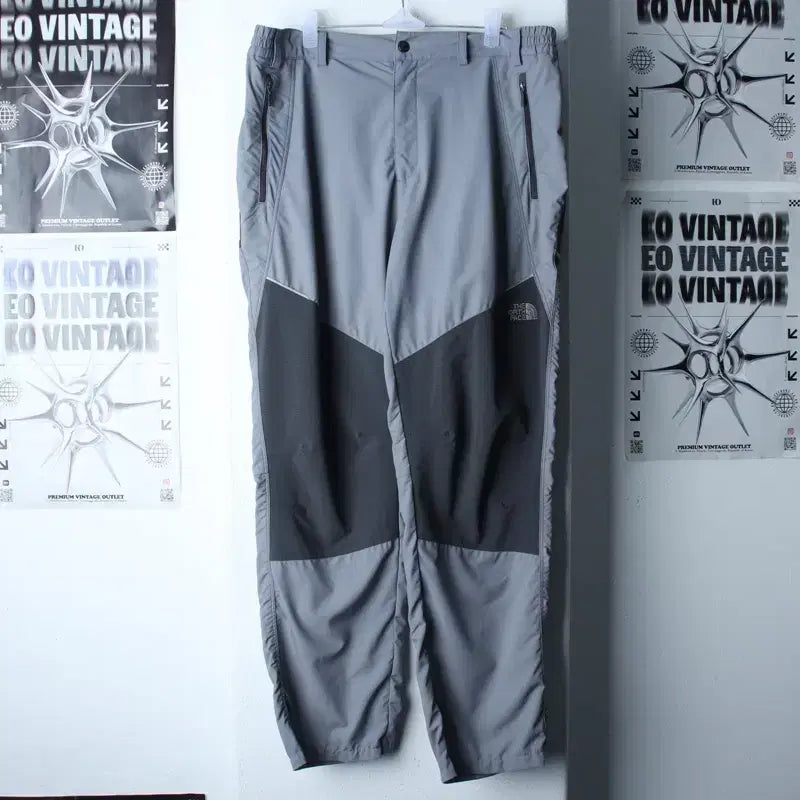 [BUNJANG] The North Face XL Training Pants Functional Banding Gray / (XL) 노스페이스 트레이닝복 바지 등산 기능성 밴딩 그레이-264D