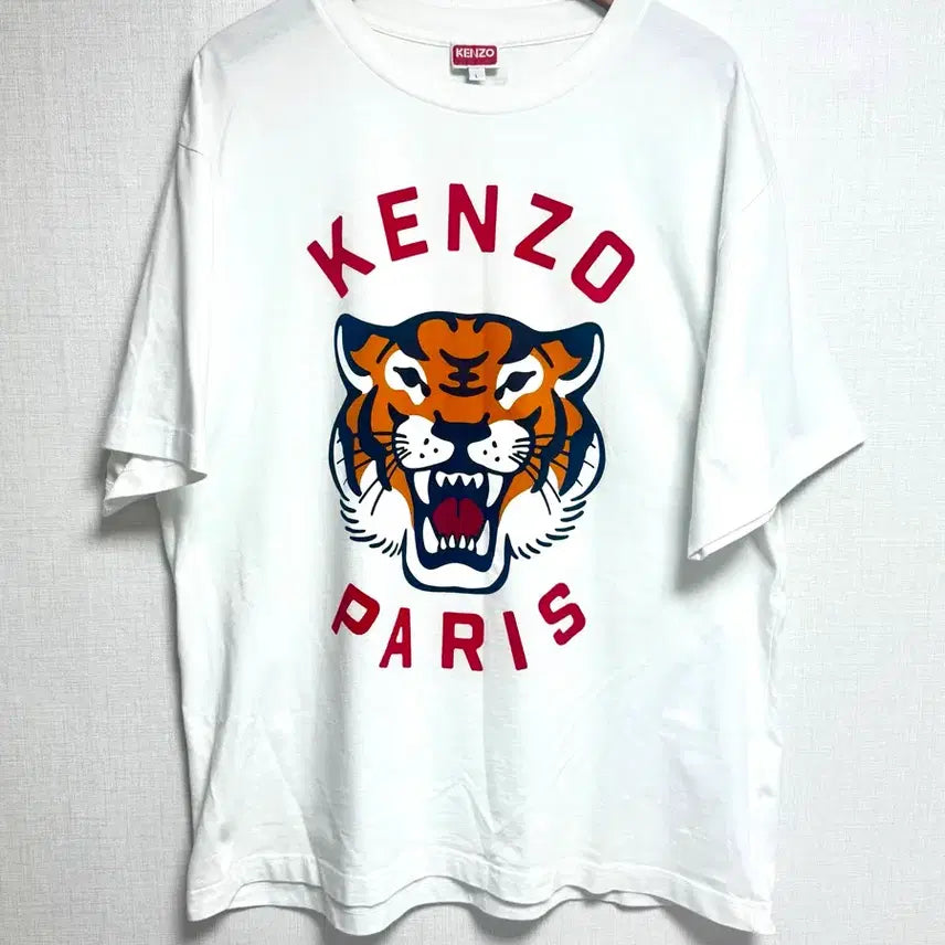[SOLD OUT] 겐조 KENZO 럭키 타이거 반팔티 L