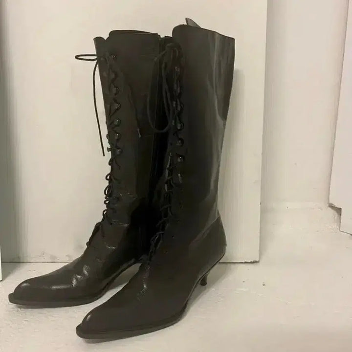 [BUNJANG] Miu Miu Kitten Heel Boots / miumiu 키튼힐 부츠 미우미우 부츠