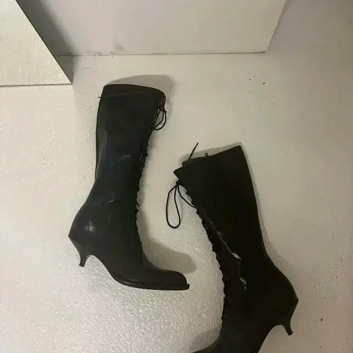 [BUNJANG] Miu Miu Kitten Heel Boots / miumiu 키튼힐 부츠 미우미우 부츠