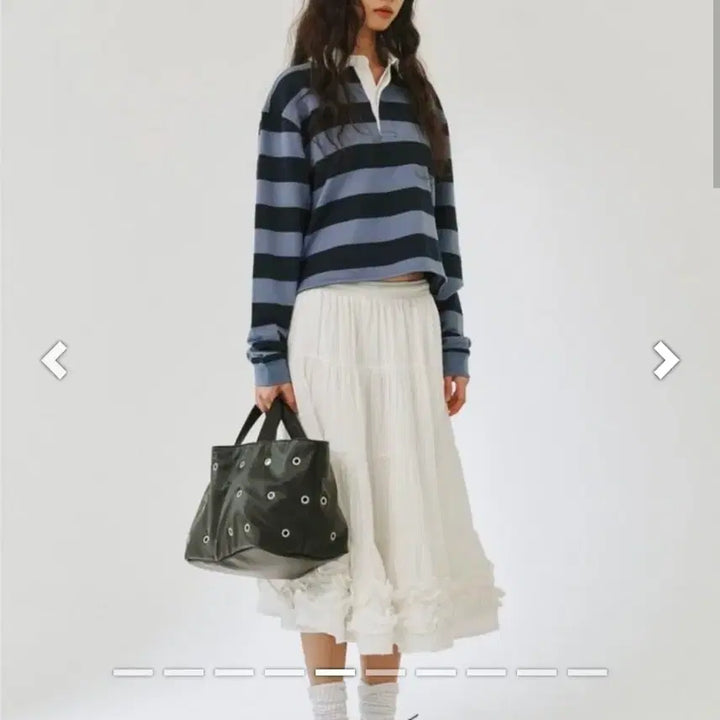 [BUNJANG] Please Project Middle Frill Skirt / 플리즈프로젝트 미들 프릴 스커트 택채새상품