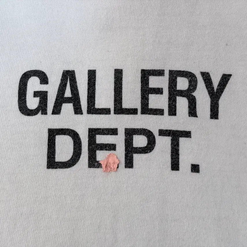 [BUNJANG] Gallery Dept. First Edition Painted Short Sleeve T-Shirt White XL / 갤러리 디파트먼트 초판 페인팅 반팔