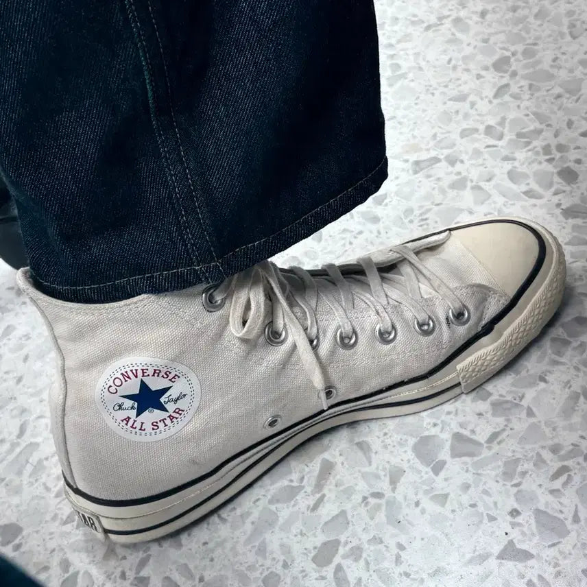 [BUNJANG] Converse All Star Made in Japan White 265 Sneakers / 컨버스 올스타 메이드 인 재팬 265 화이트