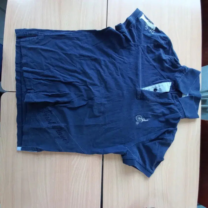 [BUNJANG] Beanpole Navy Short Sleeve Polo T-Shirt / 빈폴 네이비 반팔 카라티