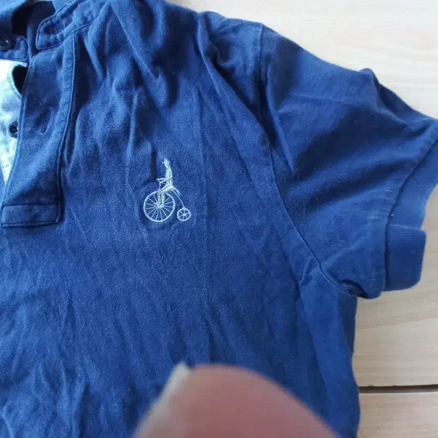 [BUNJANG] Beanpole Navy Short Sleeve Polo T-Shirt / 빈폴 네이비 반팔 카라티