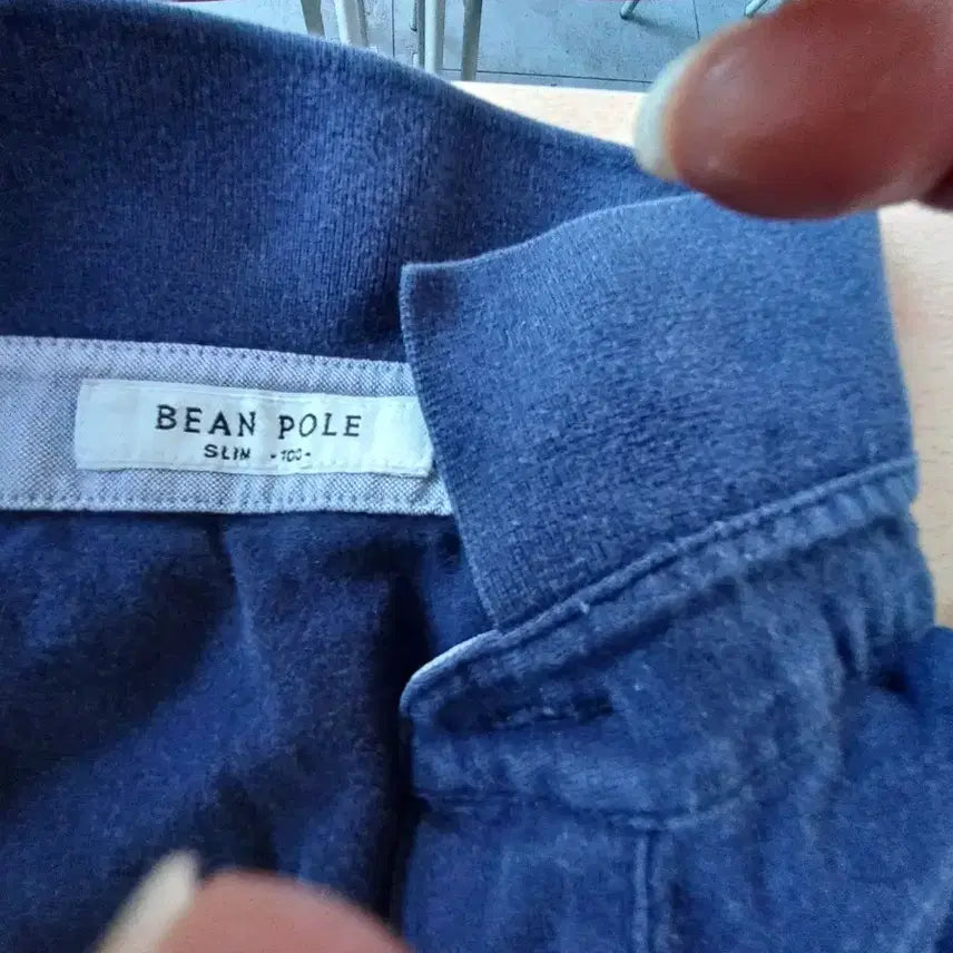 [BUNJANG] Beanpole Navy Short Sleeve Polo T-Shirt / 빈폴 네이비 반팔 카라티