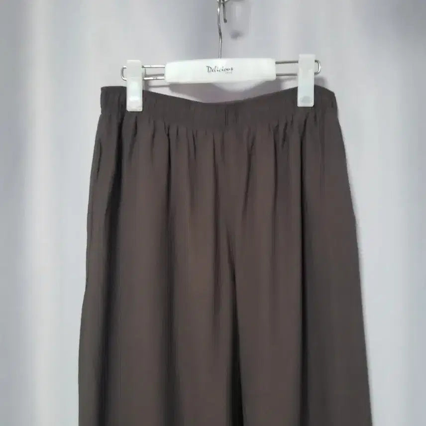 [BUNJANG] Kim Seo Ryong Rayon Banding Wide Pants / 김서룡 레이온 밴딩 와이드 팬츠