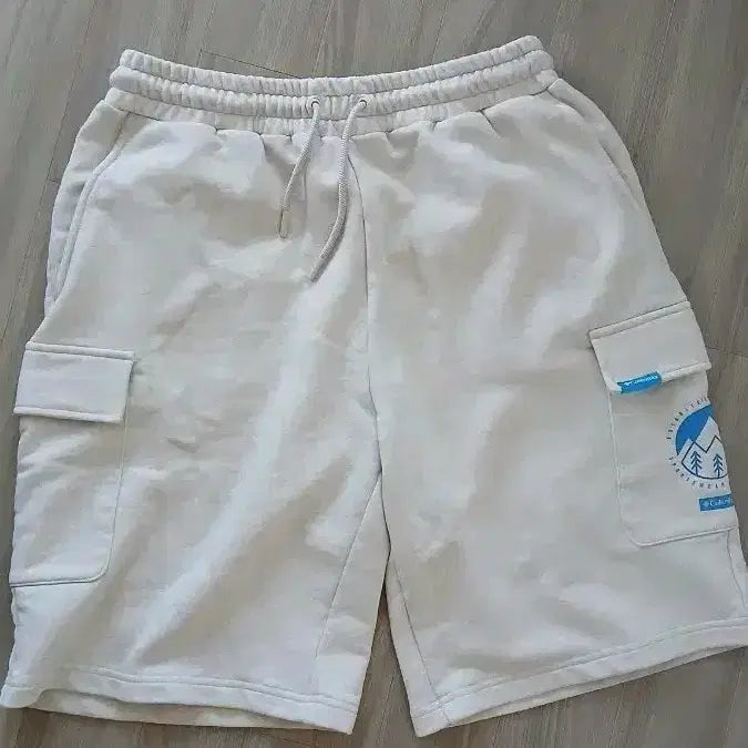 [BUNJANG] Columbia Cargo Shorts Ivory L / 컬럼비아 카고 반바지 아이보리 L사이즈 10회미만착용