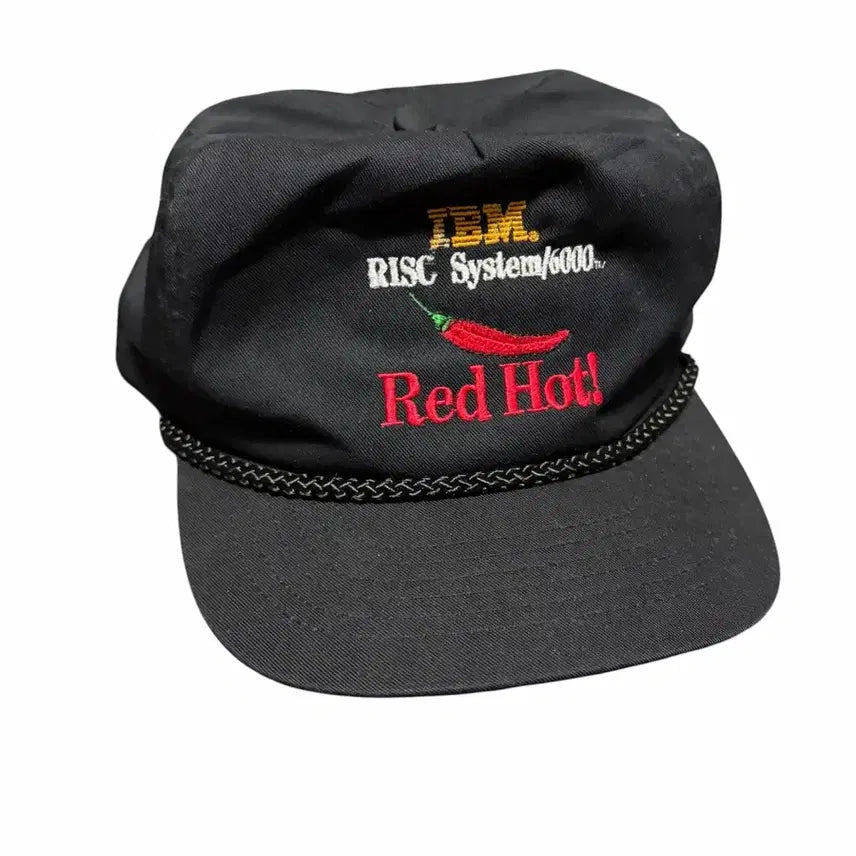 [BUNJANG] IBM Red Hot Trucker Cap Black / IBM Red hot 트러커 캡