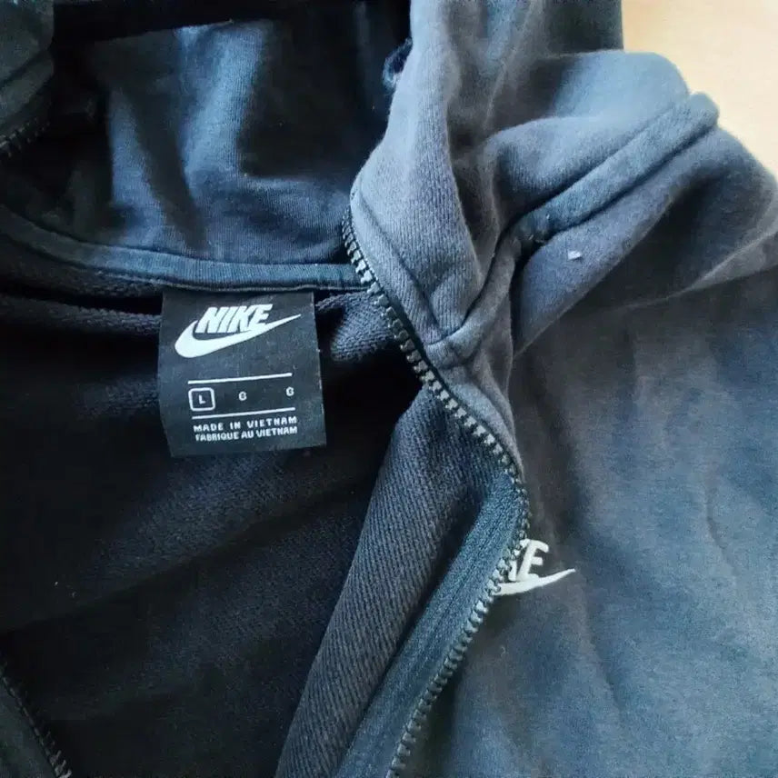[BUNJANG] Nike Black Hoodie Zip-Up / 나이키 후드집업 블랙