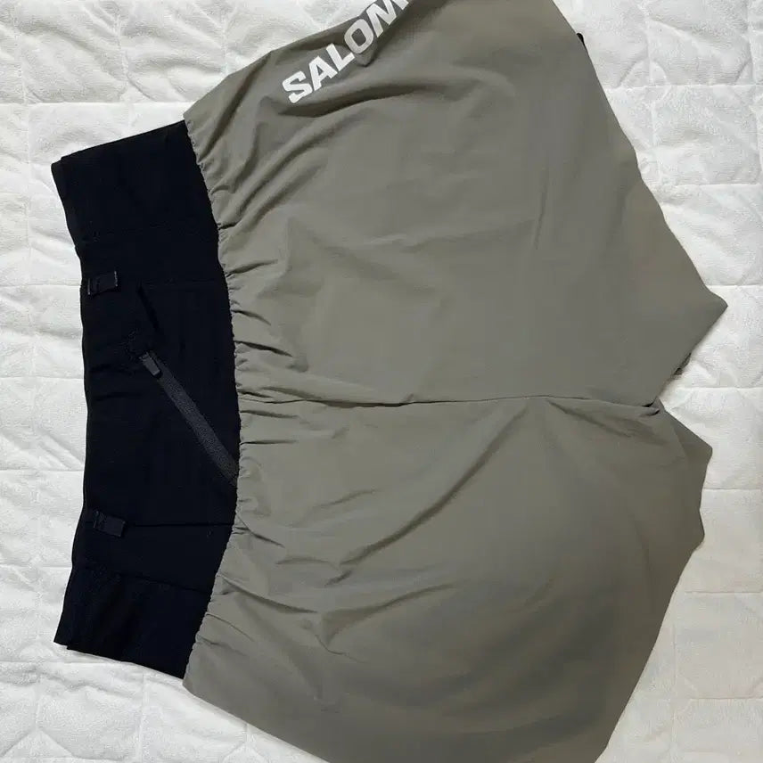 [BUNJANG] Salomon 360 Trail Grit 4-inch Shorts Grey Khaki / 살로몬 360 트레일 그릿 4인치 쇼츠 s 그레이카키
