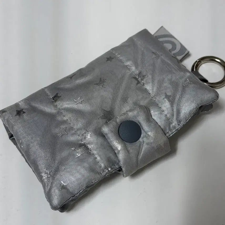 [BUNJANG] Myfavearchive Silver Star Pattern Padded Card Holder / 마이페이브아카이브 마페아 실버 별패턴 패딩 카드지갑