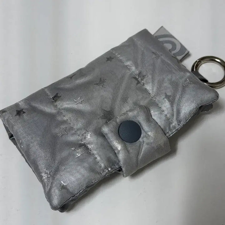 [BUNJANG] Myfavearchive Silver Star Pattern Padded Card Holder / 마이페이브아카이브 마페아 실버 별패턴 패딩 카드지갑